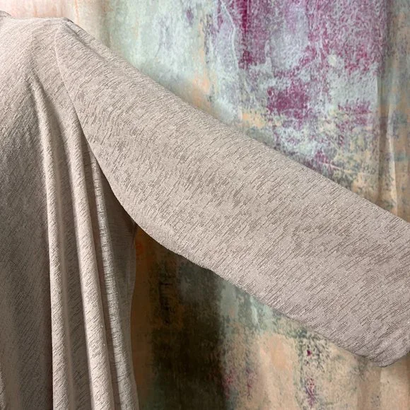 📌R & M Richards Knitted Dress with Attached Open Waterfall Front Cardigan - Picture 3 of 13